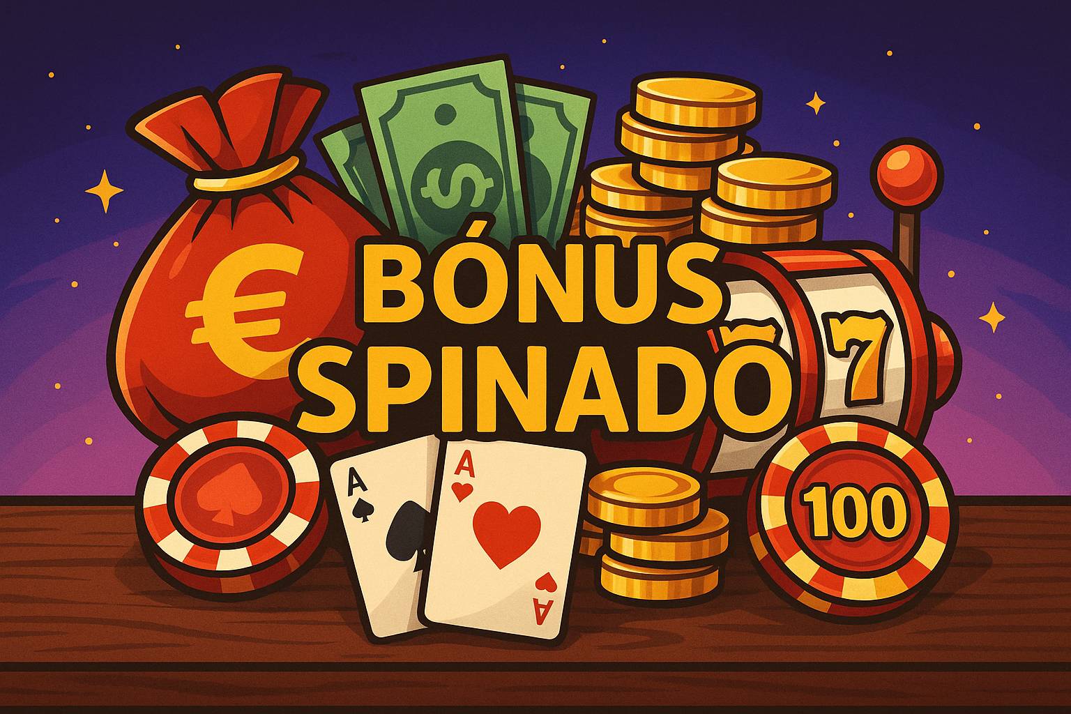 O bônus promocional SPINADOé uma ótima maneira de começar sua aventura