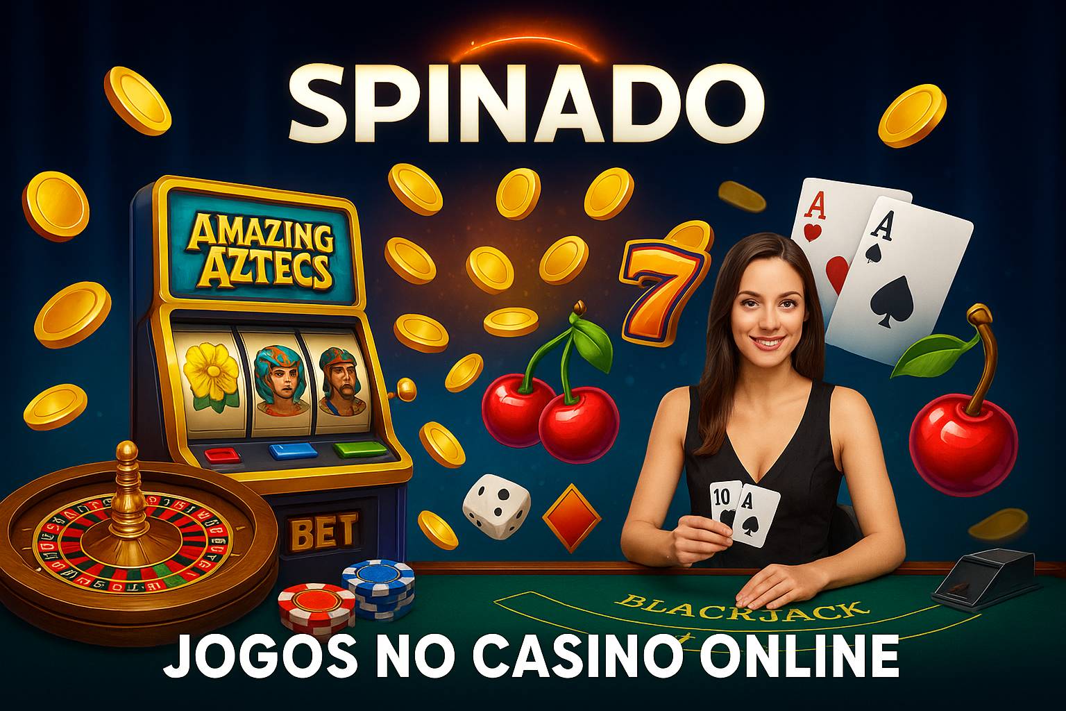 Jogos de cassino online SPINADO